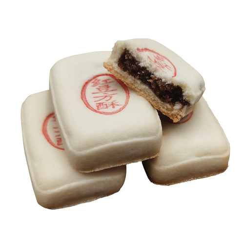 山楂枣泥豆沙方酥饼老式传统手工宫廷糕点心零食下午茶点天津特产