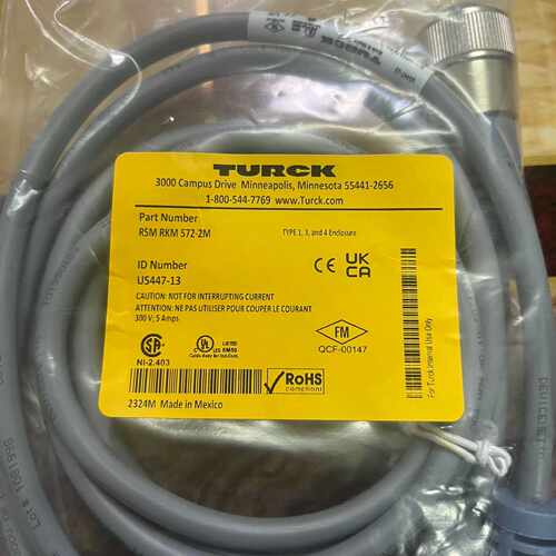 图尔克TURCK 电源线网线RSM RKM 572 -2M全—议价