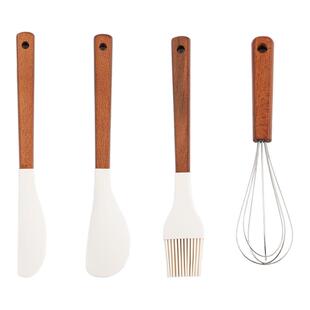 onlycook厨房硅胶烘焙专用刮板刮刀奶油抹刀套装打蛋器油刷工具