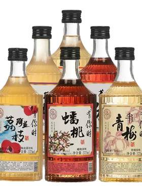 贵州黄氏花果酒瓶装海盐果酒米酒