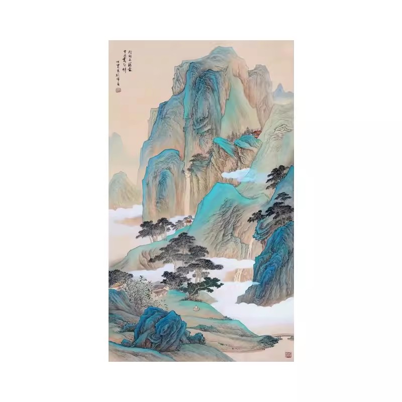 中式客厅装饰壁画壁纸