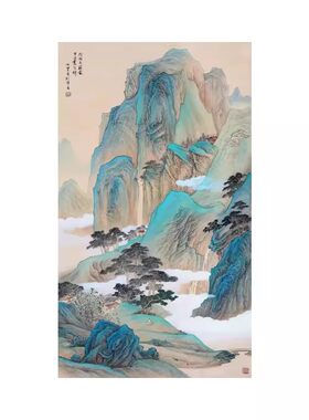 中式客厅装饰壁画壁纸