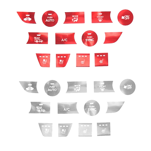 22款英仕诗派INSPIRE十代半雅阁空调按键装饰贴改装内饰中控按钮