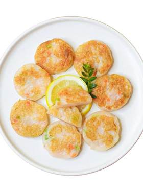 大洋世家彩蔬鲜虾饼160g多种彩蔬
