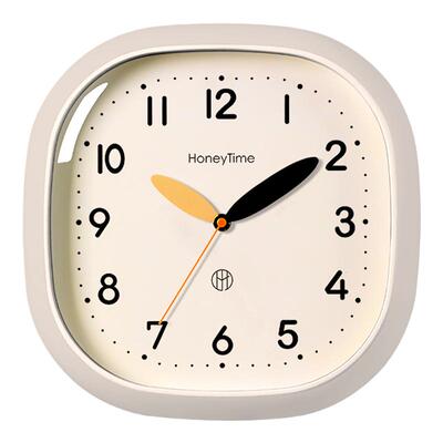 客厅卧室时钟贝克莱方形简约卡通