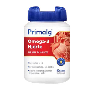 挪威Primalg进口高含量EPA深海鱼油Omega3中老年成人心脑血管胶囊