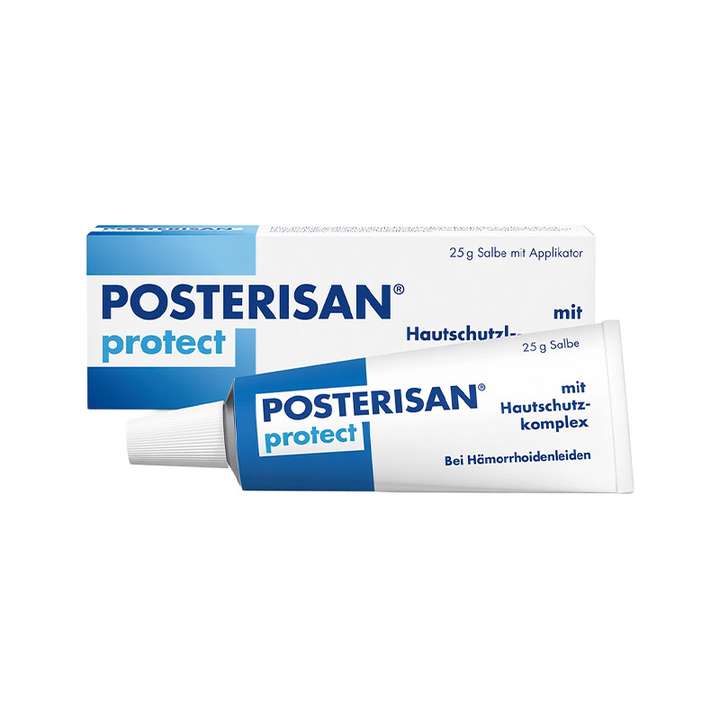 德国Posterisan玻特利孕妇痔疮膏25g哺乳期肛裂瘙痒肿胀止痛出血