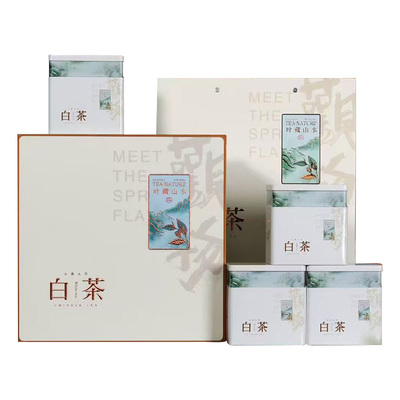 白茶安吉绿茶礼盒装高档大气茶好