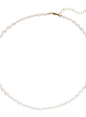 气质复古天然淡水珍珠项链女