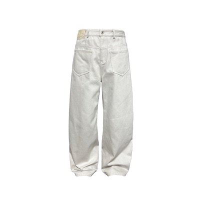 JCAESAR DENIMS反做香蕉牛仔裤 内里磨毛亲肤 保暖解构 弯刀裤型