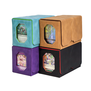 双子星开窗卡牌收纳盒宝可梦ptcg卡盒万智牌海贼王指挥官卡组牌盒