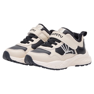 卡特兔童鞋儿童运动鞋2025冬季鞋子老爹鞋男童加绒保暖女童棉鞋