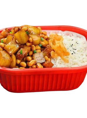 自热米饭大米包能吃饱饭菜分开