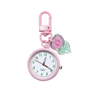 公务员考试静音手表学生指针女款怀表国考男生只看时间专用挂表