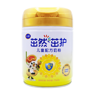 飞鹤茁然茁护4段750克儿童配方3-6岁四段牛奶粉正品可追溯可积分