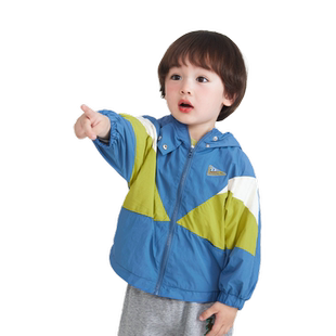 齐齐熊男童外套春秋款儿童连帽风衣小童春装上衣男宝宝春2026新款