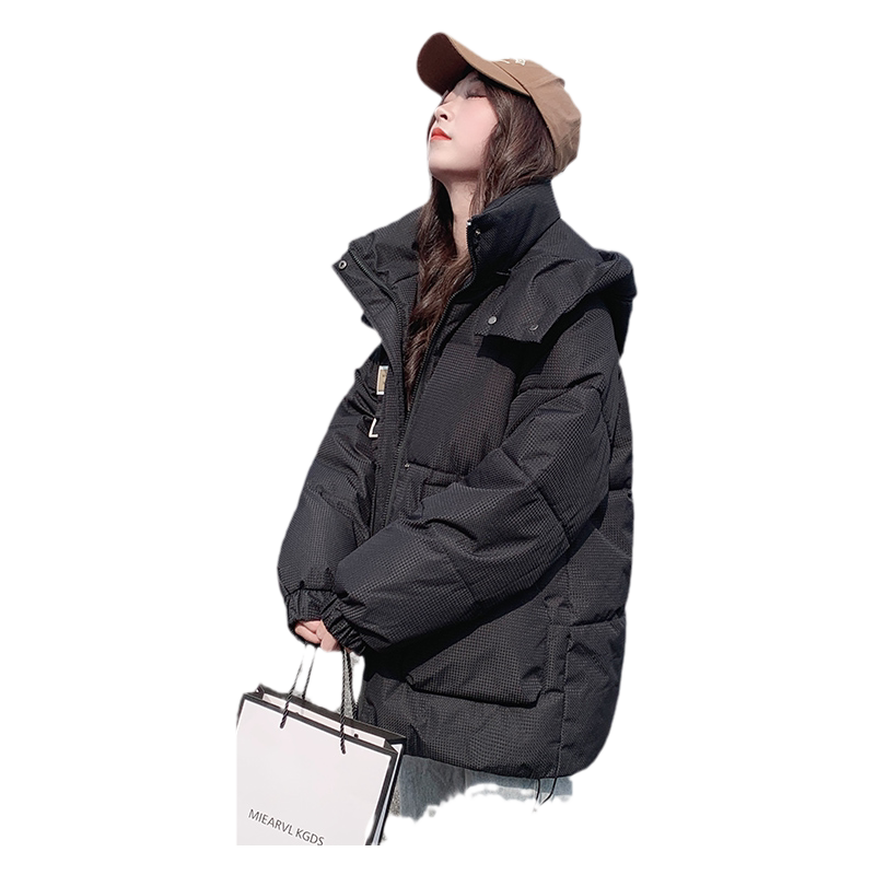 和锋金羽短款oversize棉服外套