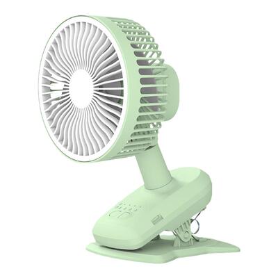 可自动摇头充电定时调速台式夹扇