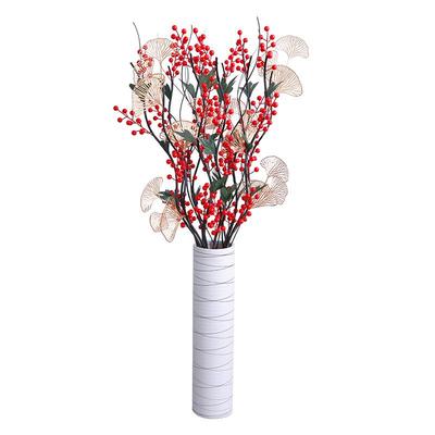 干花客厅满天星花+瓶免打理的花