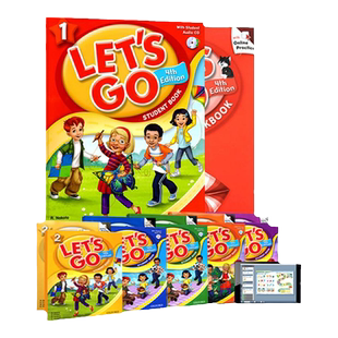 原装进口牛津少儿英语 Let's go第四版 Begin/1/2/3/4/5/6级别牛津英语letsgo教材6-12岁小学生课外辅导培训机构专用教材英文原版