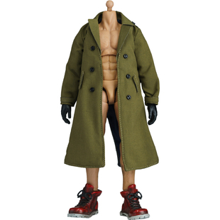 1/12 SHF 6寸动人偶方大头bjd北冥8 蚂蚁 女生素体中长款风衣包