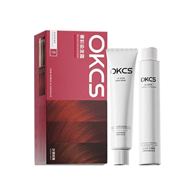清仓！OKCS染发膏植物纯染发剂天然女自己在家染发沙漠玫瑰正品