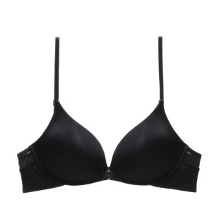 六只兔子无痕前扣内衣女小胸聚拢性感美背文胸无钢圈细肩带文胸