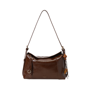 南风Chio2nd 邂逅枫杉托特包包女士秋冬油蜡皮质感通勤单肩斜挎包