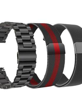 适用荣耀GS4手表4Pro米兰双磁吸3i表带magicwatch2真3皮es华为watchgt钢带gspro硅胶GT2非原装HONOR腕带