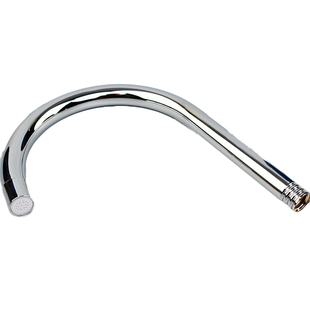 厂家促销速热快即热电热水龙头配件 不锈钢出水管鹅颈大弯管22mm