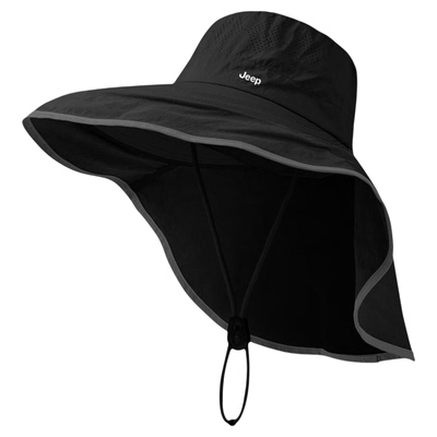 【jeep吉普正品】夏季防晒渔夫帽