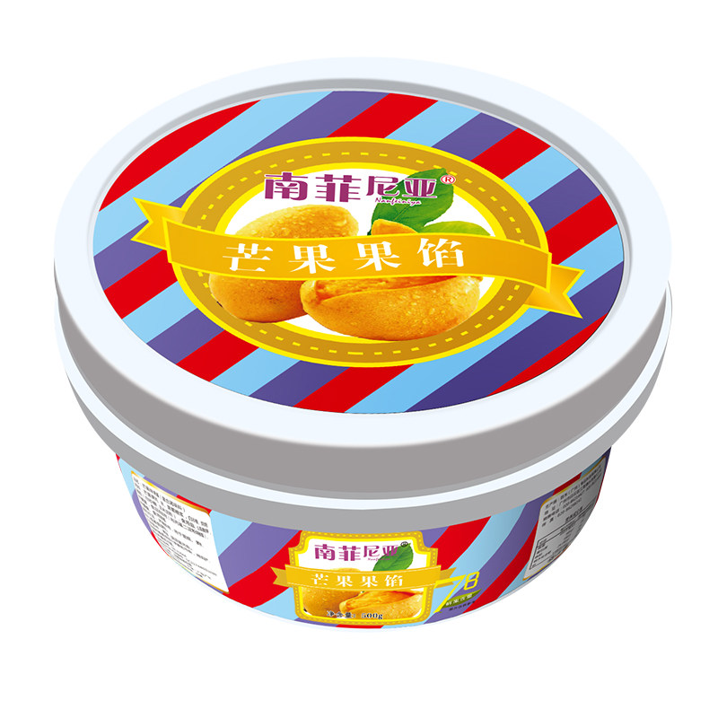 芒果大果肉果馅果酱面包蛋糕夹心