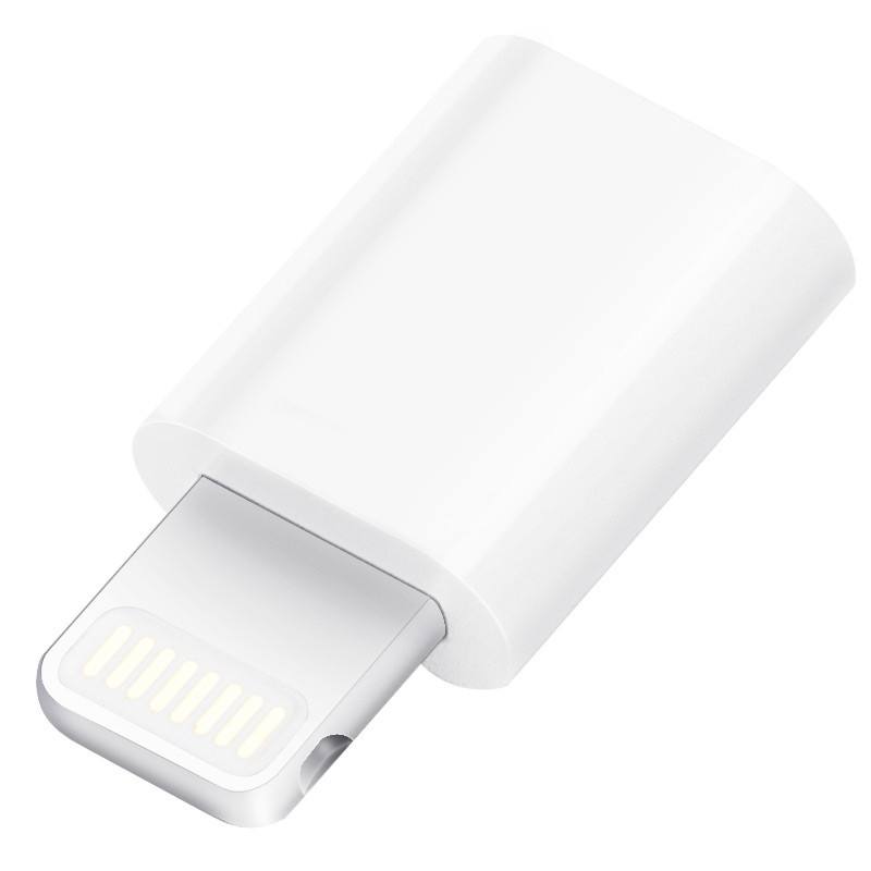 适用于iphone 转换头iPhone6/7/8x转接头 原装安卓转充电v8转换器