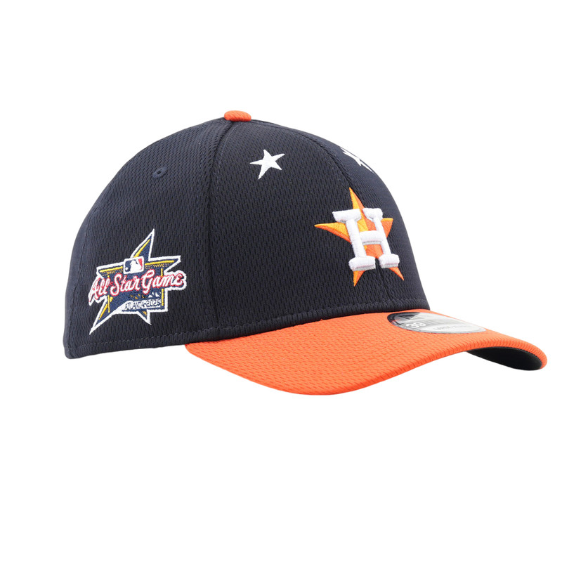 美国代购NEWERA纽亦华MLB全明星3930弯沿全封棒球帽H休斯顿太空人