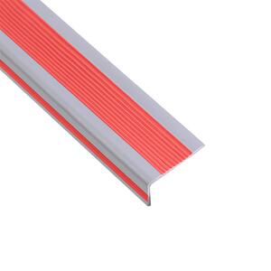 楼梯防滑条PVC踏步压条自粘家用台阶护角收边条室外幼儿园包边条