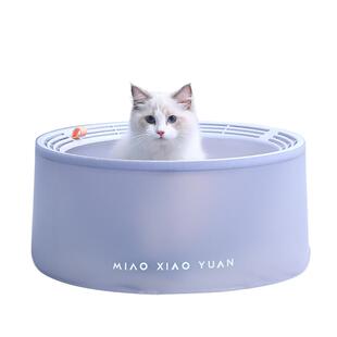 喵小元|聚砂猫砂盆全开放式省砂猫屎盆防外溅圆形猫厕所猫咪用品
