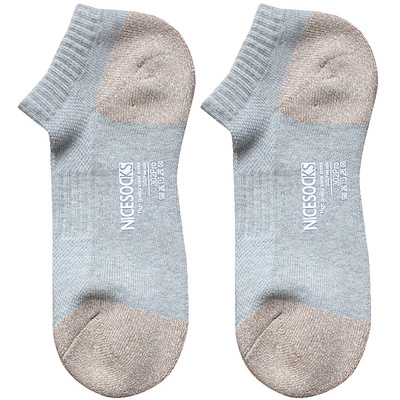 短袜毛巾底烫印男士四季