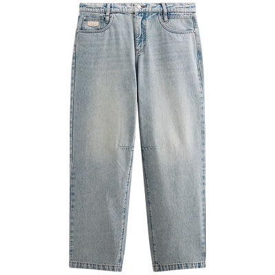 【商场同款】太平鸟男装 2026年春季新款美式浅蓝牛仔裤B1HAG1144
