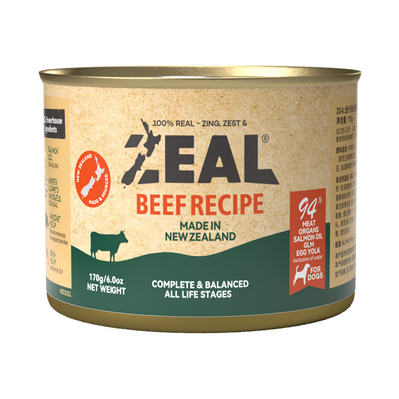 ZEAL94%含肉类全价主食犬罐