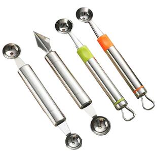 水果挖球器挖果器雕花不锈钢切西瓜挖球勺水果取肉器挖馕器拼盘