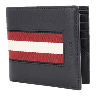 【自营】BALLY巴利男士牛皮短款钱包男包真皮男钱包时尚礼物卡包