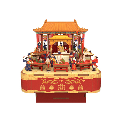 提前拼装八音盒喜乐欢年