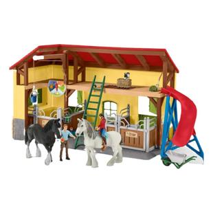 Schleich思乐大马场玩具养马驹仿真动物农场房屋送儿童节生日礼物