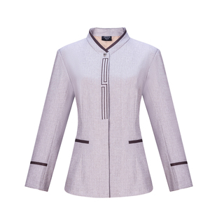 酒店保洁工作服长袖客房物业家政售楼部套装保洁员阿姨服装女冬季