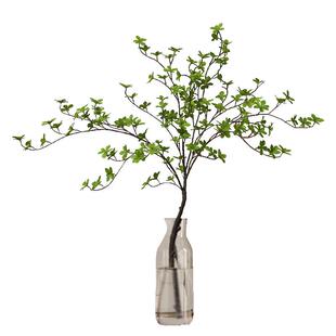 森空间仿真吊钟客厅餐桌轻奢郁金香马醉木摆件摆设假花仿真绿植