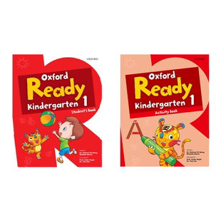 牛津大学出版社3-6岁启蒙幼儿英语教材书籍 Oxford Ready Kindergarten 1 2 3 4 5 6级 小中大班幼儿园 支持毛毛虫点读笔 ork