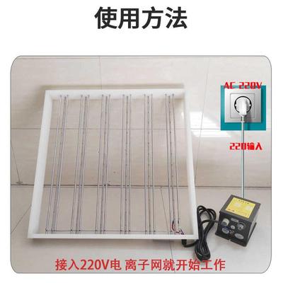 工业风淋室除静电离子网 净化室消除器FFU风机通风口防静电网过道