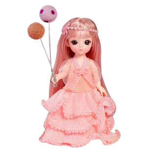 仙仙公主原创新品6个套装系列换装娃娃女孩玩具六一儿童节礼物