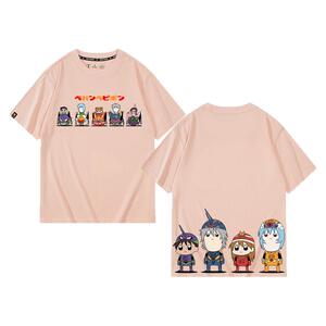 休闲宽松纯棉情侣短袖