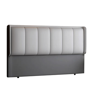 床头单买软包靠背单独新款科技布简约现代榻榻米超薄实木落地背板